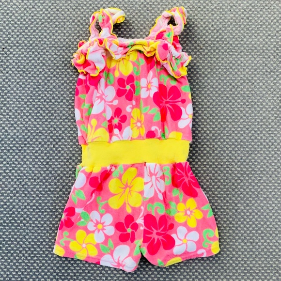 Toddler Girl Romper/Swimsuit Coverup - Picture 2 of 4